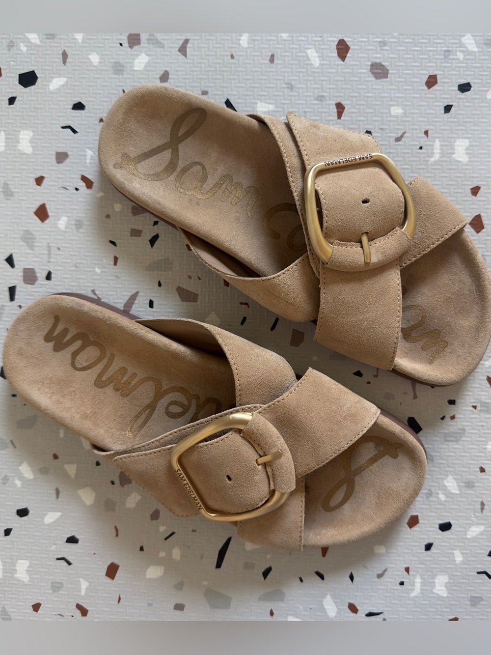 Sam Edelman Darla Buckle Slide Sandal Size 10
